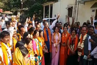 BJP candidates filed nomination in raipur