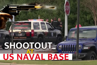 Shootout at US Naval Station, on Friday.