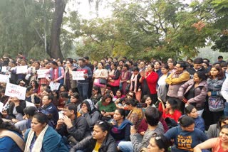 Teachers sitting on strike