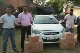 A team of state excise department in Chandrapur has seized  liquor.