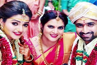 Nityaram weds goutam in Bangalore, ತ್ಯಾರಾಮ್​ ಮದುವೆ ಸಮಾರಂಭ