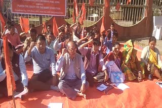 CPI (ml) protest at Diphu Chomchachaning Yangti Memorial Park