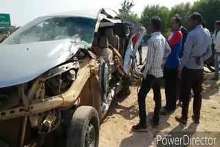 Road accident in Mahasumand