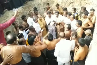 MLA has done a landfill for the 108 feet statue of Ayyappa