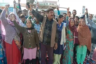 hawkers protest in ambala