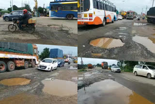 All the roads are potholes at naiyudupeta