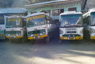 HRTC reckongpeo depot bus issue