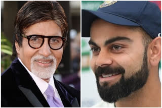 ind vs wi : Virat Kohli responds to Amitabh Bachchans tweet on Notebook Celebration in Hyderabad T20I