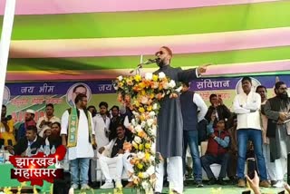 AIMIM's star campaigner Owaisi arrives in Hazaribagh to campaign