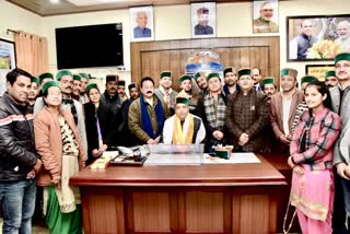 Kinnaur delegation met with cm Jairam