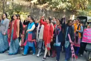 aanganwadi-workers-protest-in-dehradun