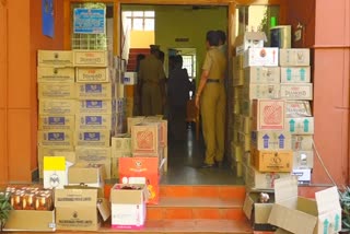 Sudden investigation in liquor bar police seizes liquor worth several lakhs