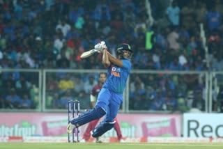 shivam dube half centuary, india scored