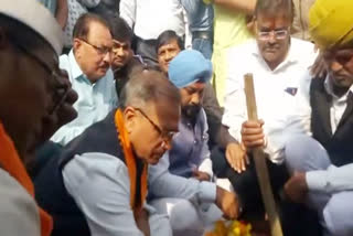 Bhoomipujan of construction works worth 2.40 crore in Shamgarh