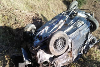 car accident on Batog to Matiana road news, बटोग से मटियाना सड़क पर कार दुर्घटना की न्यूज