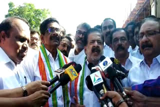 രമേശ് ചെന്നിത്തല  Ramesh Chennithala  കാൻസർ സെന്റർ കെട്ടിടം ഇടിഞ്ഞുവീണു  Cancer Center building collapsed  സിപിഎം  മുല്ലപ്പള്ളി രാമചന്ദ്രൻ  കെപിസിസി