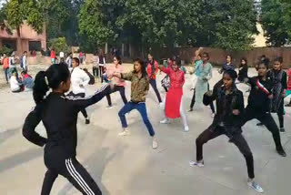 भरतपुर की खबर, self defense, रामेश्वरी देवी कन्या महाविद्यालय