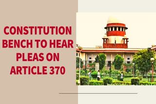 SC: 5-judge Constitution bench to begin hearing on pleas against abrogation of Article 370