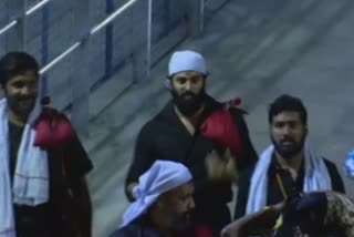 sabarimala  unni mukundan  unni mukundan visited sabarimala  actor unni mukundan  നടന്‍ ഉണ്ണി മുകുന്ദൻ ശബരിമലയിലെത്തി  ഉണ്ണി മുകുന്ദൻ ശബരിമലയിലെത്തി