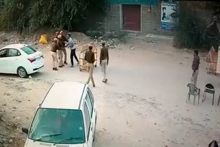 जोधपुर न्यूज, रातानाडा थाना, Policemen beaten up, viral video