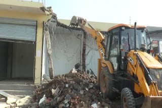 huda action on Encroachment in ambala