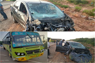 Car -Bus accident at Bhatkal