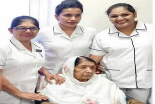 Lata Mangeshkar's photos from her recovery go viral as she returns home hale and hearty