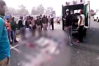 dumper and bike collision in Behror, बहरोड़ सड़क हादसे में मौत