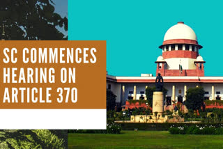 SC commences hearing on pleas challenging abrogation of Article 370