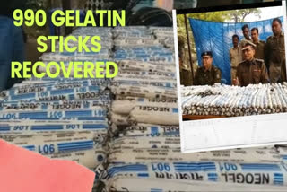 990 gelatin sticks recovered in Jharkhand