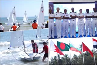 0th Ketch competition started at Ezhimala naval academy  പത്താമത് അന്താരാഷ്ട്ര പായ് വഞ്ചിയോട്ട മത്സരത്തിന് തുടക്കം  പായ് വഞ്ചിയോട്ട മത്സരം 'റിഗ്ഗാറ്റ 2019'  പായ് വഞ്ചിയോട്ട മത്സരം