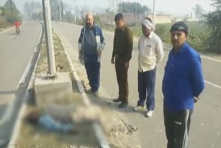 Death of a young man due to cold in panipat