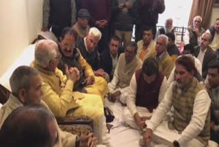 CM arrives in Karnal to mourn the death of wife of former Union Minister ID Swami