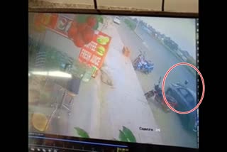 Car accident CCTV