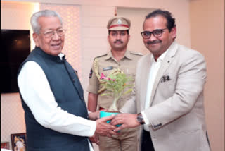 high-court-cjs-meeting-with-governor-biswabhushan-at-rajbhavan