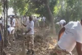 BSF team on chandigarh roads