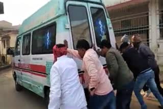 condition of ambulance in aurangabad sadar hospital