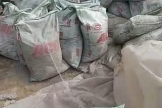 Two people caught using government cement in mandi