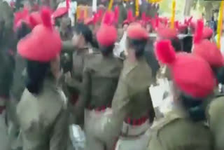 _Women police  dance