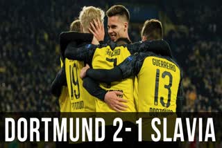 Dortmund beat Slavia
