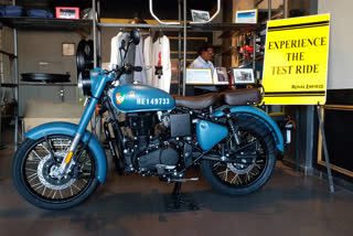 Bike theft from Royal Enfield Showroom