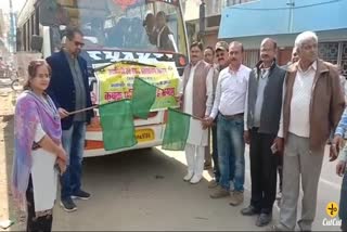 Farmer leaves for 3-day farmer training