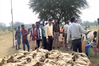 Inspection of Paddy Procurement Centers by sdm