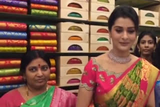 shopping mall opened by heroin rajput at  machilipatnam