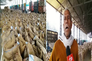 Farmers' paddy did not reach the warehouse