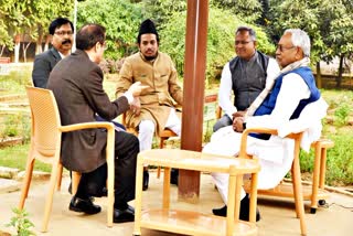 kishanganj amu director hasan imam met cm nitish