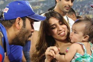 Animated Rohit Sharma talking to daughter Samaira from dressing room after whirlwind 71 vs WI : Watch VIDEO