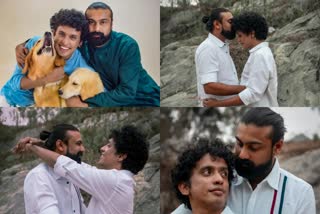 gay couple  Nivedh and Raheem Get Married: Pre-Wedding Shoot Photos Viral  നിവേദും റഹീമും വിവാഹിതരാകുന്നു: വൈറലായി പ്രീ വെഡിംഗ് ഷൂട്ട് ചിത്രങ്ങൾ  second gay couple in kerala latest newsc