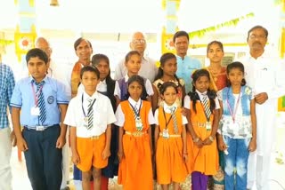 BAGAVTGEETHA SHLOKAS CONTEST AT NIZAMABAD VELMAL VILLAGE