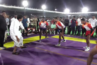 State level kabaddi competitions began at guntur district